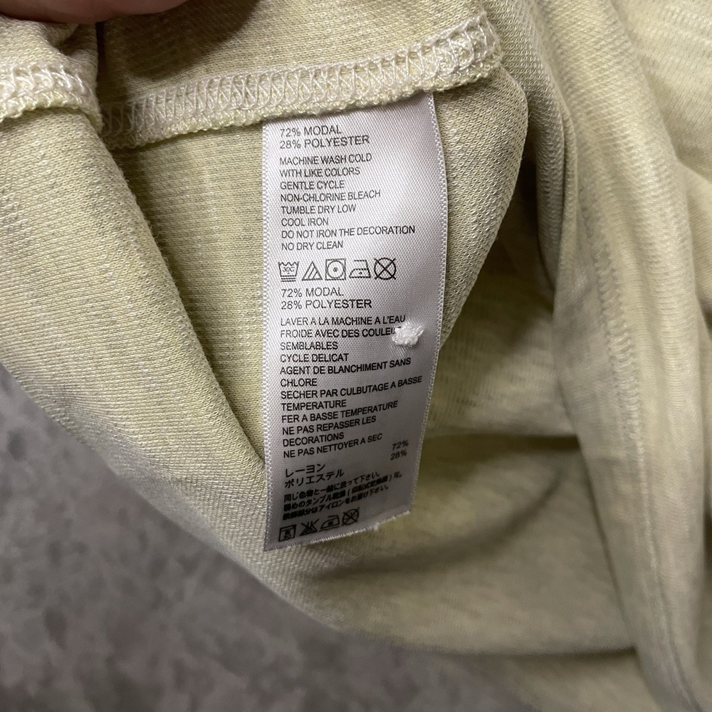 Tommy Bahama Men's L Polo Shirt Beige Modal/Poly Blend Beach Rugby Casual - Picture 5 of 10